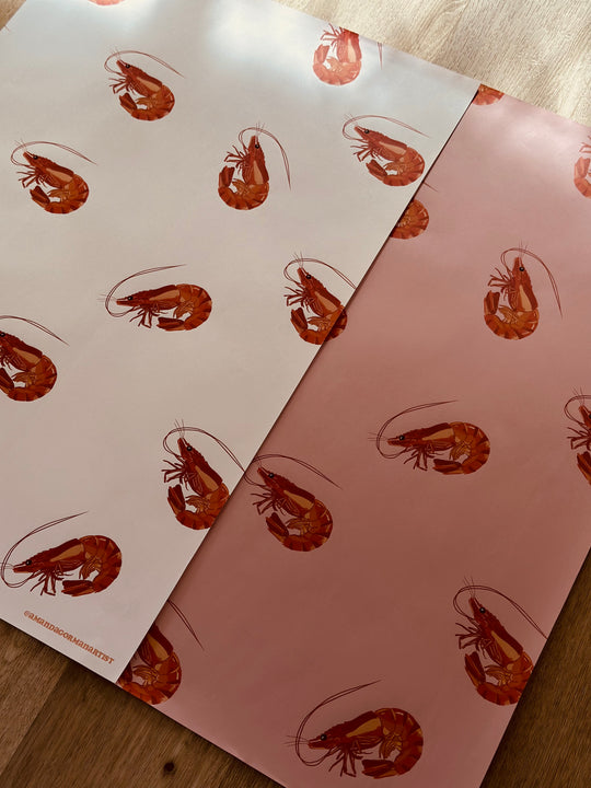 Gift Wrap - Prawns 3-pack